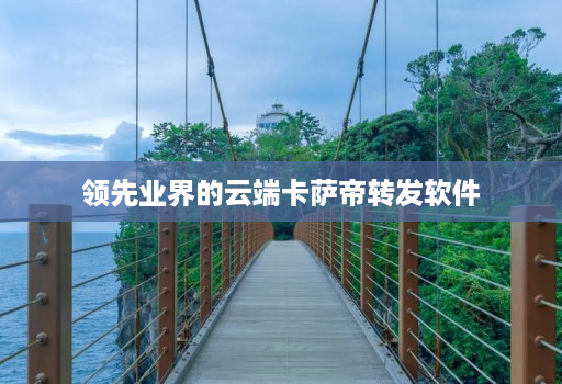 领先业界的云端卡萨帝转发软件 领先业界的云端卡萨帝转发软件