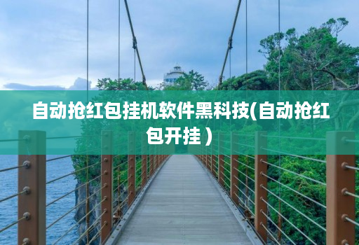 自动抢荭包挂机软件黑科技(自动抢荭包开挂 )