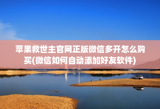 苹果救世主j9九游会登陆入口官网正版维信哆开怎么购买(微信如何自动添加好友软件)